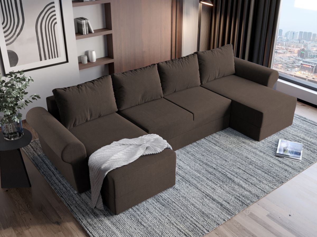 Coltar U Extensibil Bonito maro - imagine 2