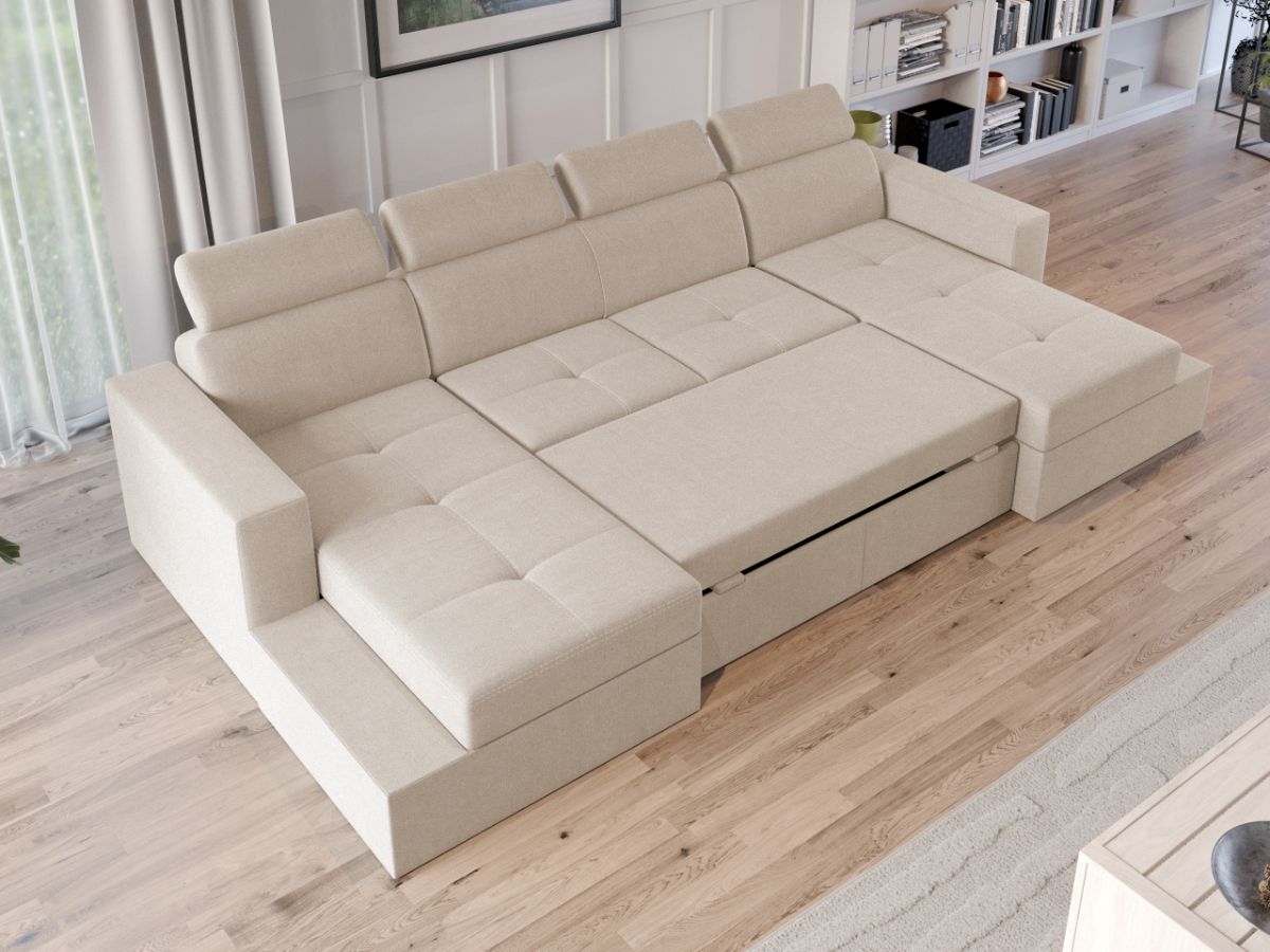 Coltar U Extensibil Paloma crem - imagine 3