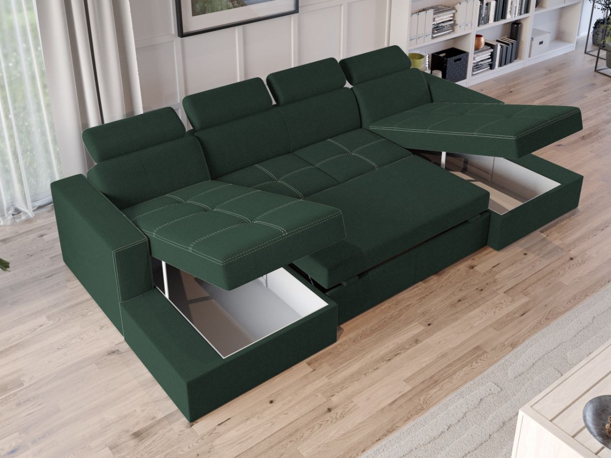 Coltar U Extensibil Paloma verde - imagine 4