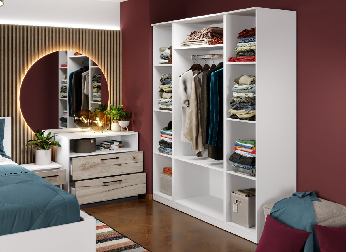 Set Mobila Dormitor Relax C27 tapitat / oglinda - imagine 4