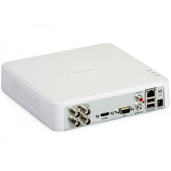Sistem camere supraveghere video mixt complet 2 camere Hikvision full hd cu IR 20 m plug and play, DVR 4 canale, accesorii - imagine 3