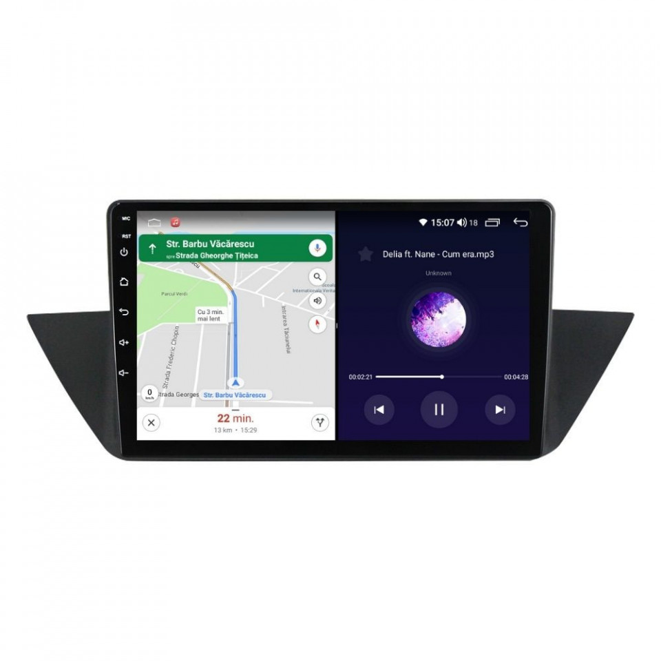 Navigatie dedicata cu Android BMW X1 (E84) 2009 - 2015, 4GB RAM, Radio GPS Dual Zone, Display HD QLED 10" Touchscreen, Internet Wi-Fi si slot SIM 4G, Bluetooth, MirrorLink, USB - imagine 6