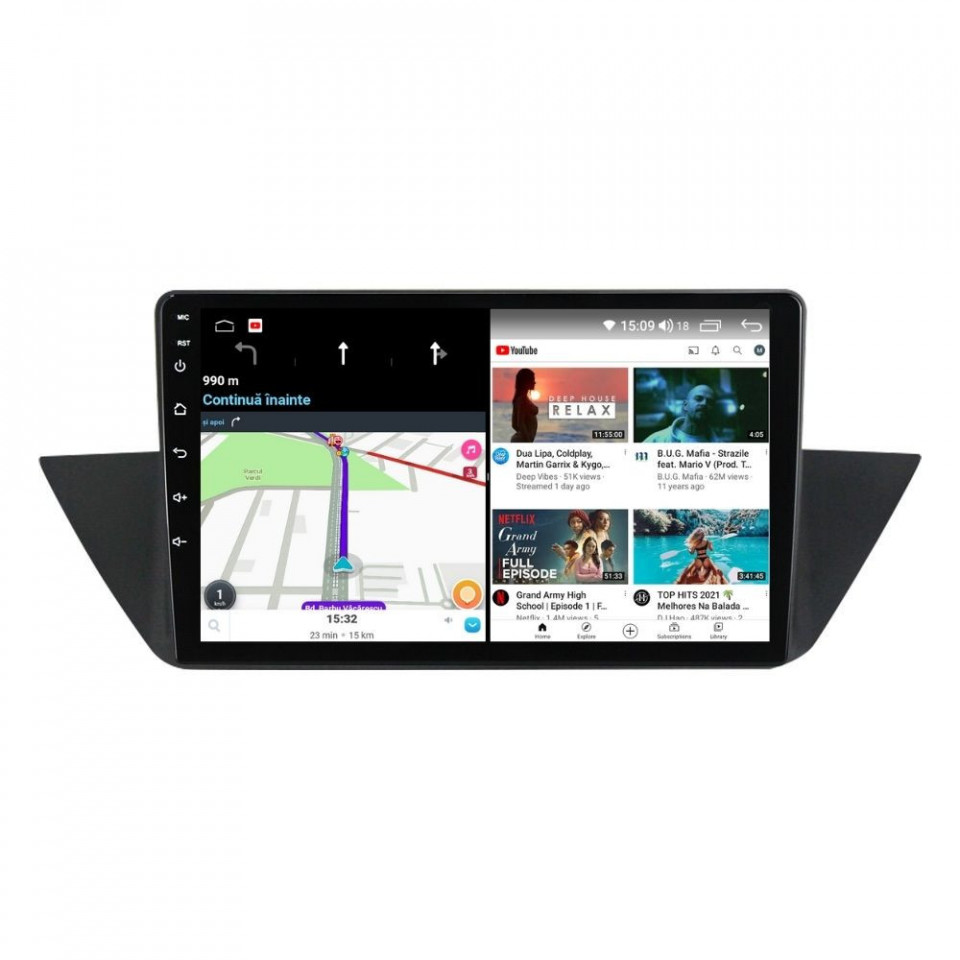 Navigatie dedicata cu Android BMW X1 (E84) 2009 - 2015, 4GB RAM, Radio GPS Dual Zone, Display HD QLED 10" Touchscreen, Internet Wi-Fi si slot SIM 4G, Bluetooth, MirrorLink, USB - imagine 7