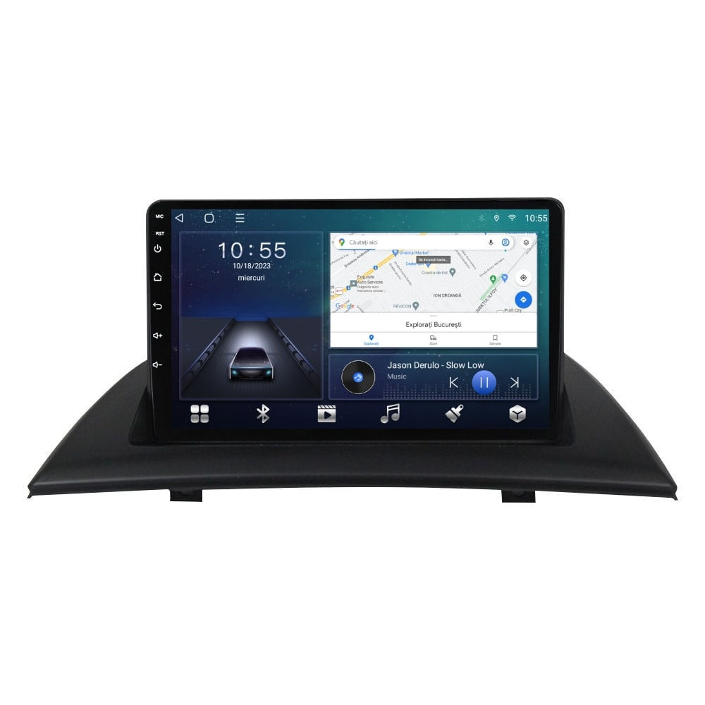 Navigatie dedicata cu Android BMW X3 (E83) 2003 - 2011, 3GB RAM, Radio GPS Dual Zone, Display HD QLED 9" Touchscreen, Internet Wi-Fi si slot SIM 4G, Bluetooth, MirrorLink, USB - imagine 2
