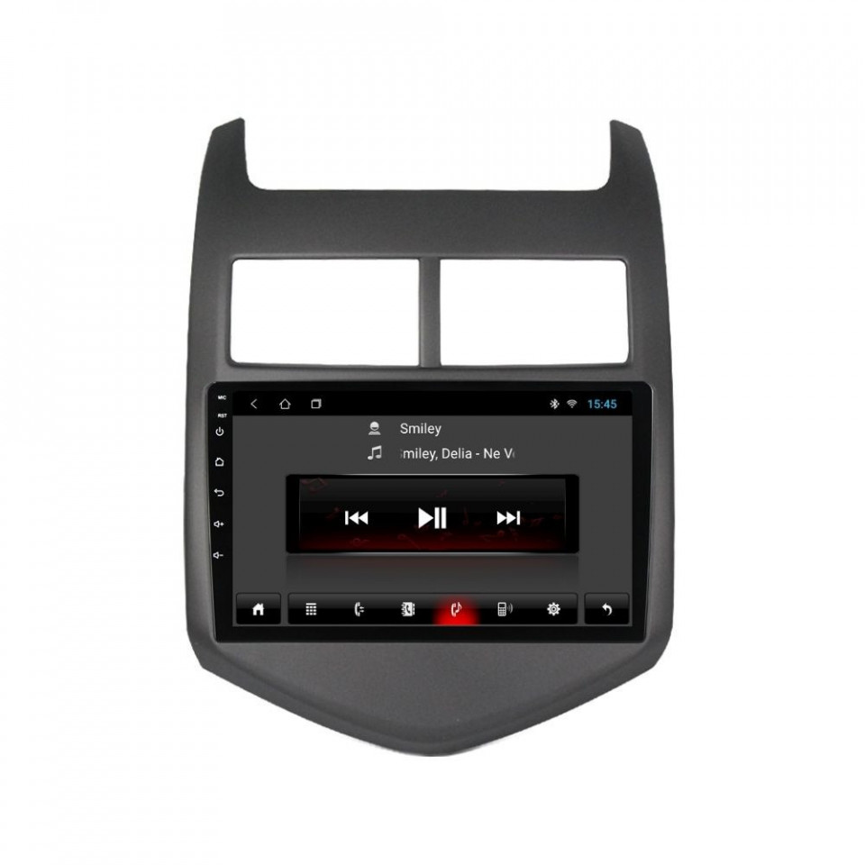 Navigatie dedicata cu Android Chevrolet Aveo 2011 - 2014, 1GB RAM, Radio GPS Dual Zone, Display HD IPS 9" Touchscreen, Internet Wi-Fi, Bluetooth, MirrorLink, USB - imagine 4