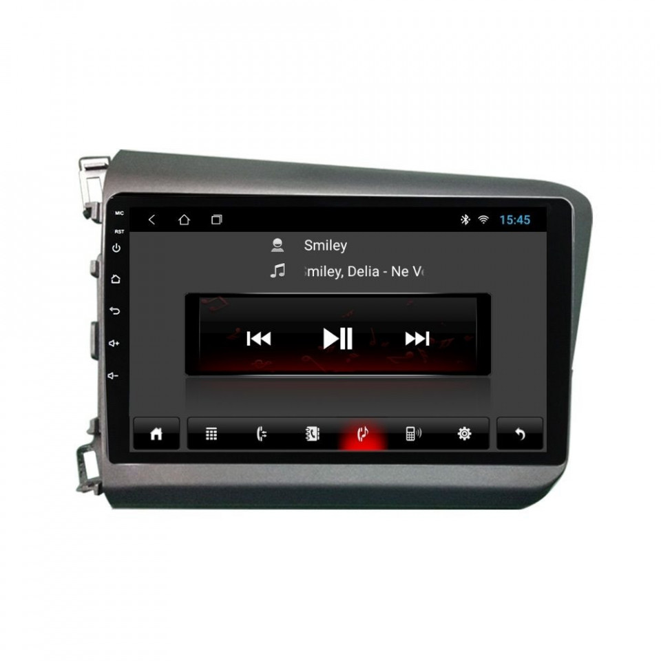 Navigatie dedicata cu Android Honda Civic IX Sedan 2011 - 2015, 2GB RAM, Radio GPS Dual Zone, Display HD IPS 9" Touchscreen, Internet Wi-Fi, Bluetooth, MirrorLink, USB - imagine 4