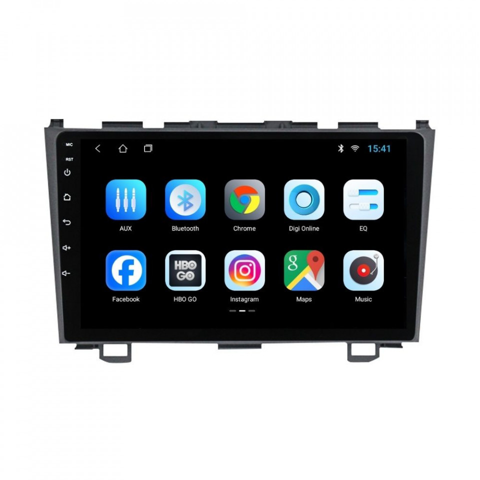 Navigatie dedicata cu Android Honda CR-V III 2006 - 2012, 1GB RAM, Radio GPS Dual Zone, Display HD IPS 9" Touchscreen, Internet Wi-Fi, Bluetooth, MirrorLink, USB - imagine 2