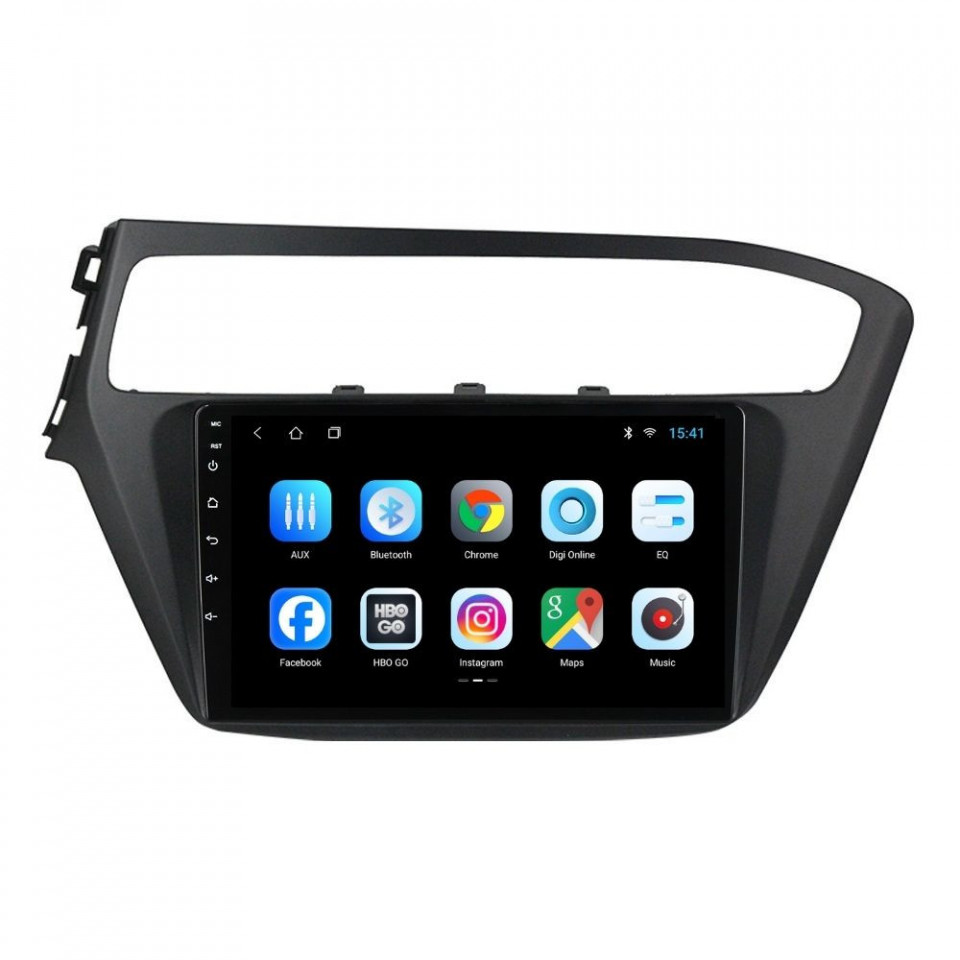 Navigatie dedicata cu Android Hyundai i20 2018 - 2020, 1GB RAM, Radio GPS Dual Zone, Display HD IPS 9" Touchscreen, Internet Wi-Fi, Bluetooth, MirrorLink, USB - imagine 2