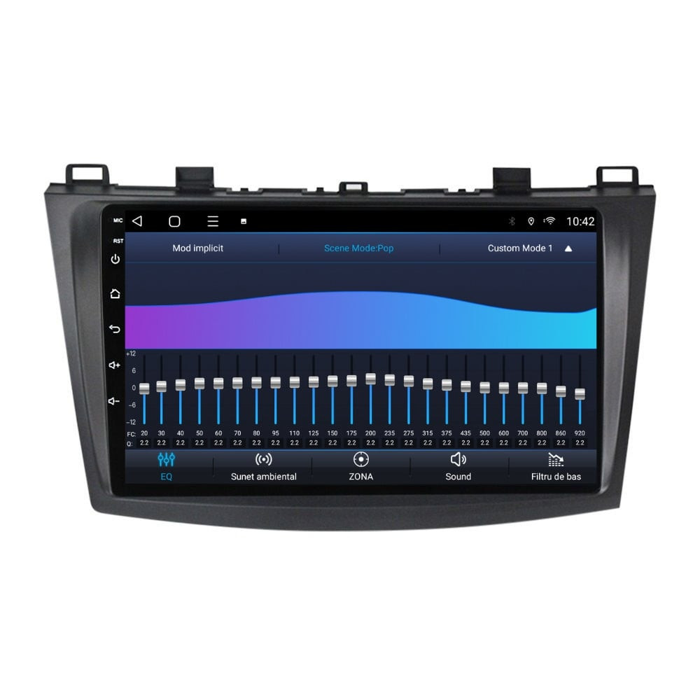 Navigatie dedicata cu Android Mazda 3 2009 - 2013, 3GB RAM, Radio GPS Dual Zone, Display HD QLED 9" Touchscreen, Internet Wi-Fi si slot SIM 4G, Bluetooth, MirrorLink, USB - imagine 5