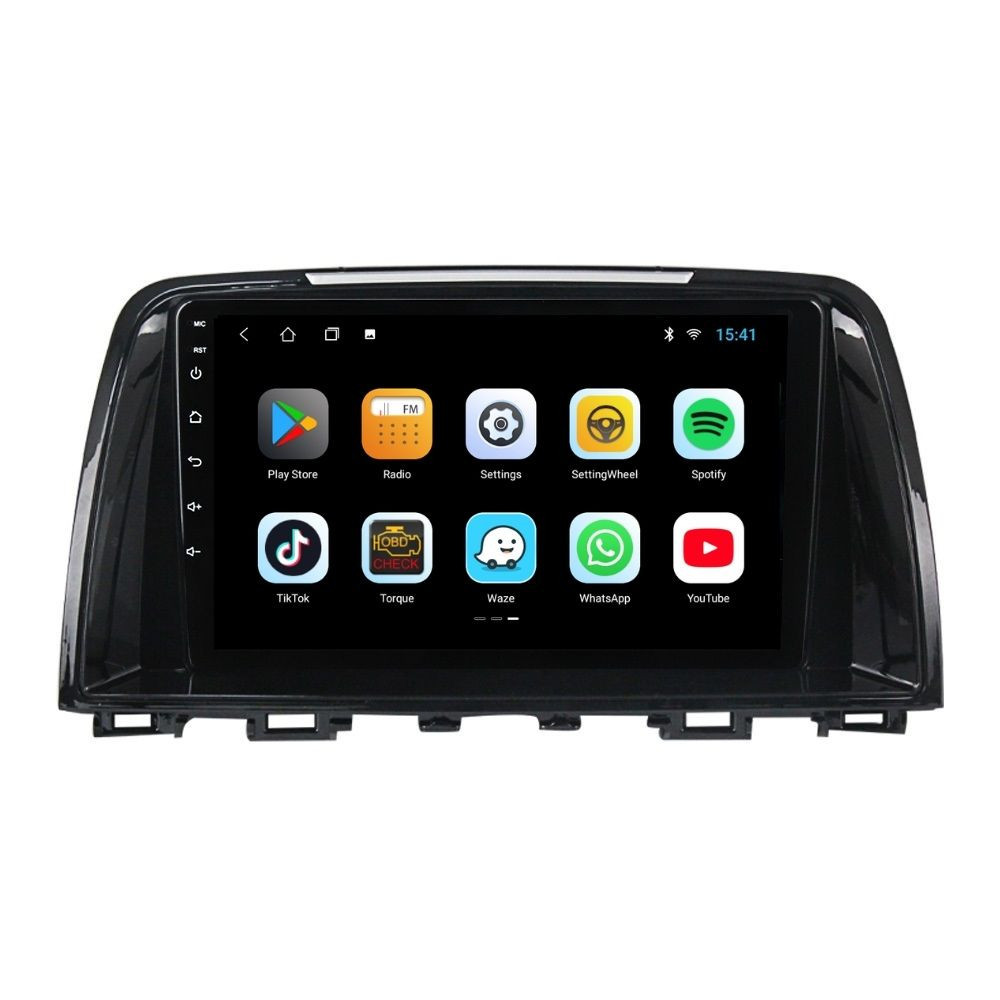 Navigatie dedicata cu Android Mazda 6 2013 - 2015, 3GB RAM, Radio GPS Dual Zone, Display HD QLED 9" Touchscreen, Internet Wi-Fi si slot SIM 4G, Bluetooth, MirrorLink, USB - imagine 6