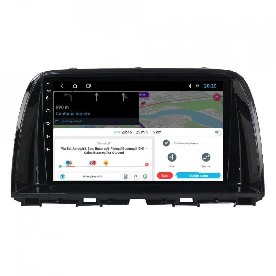 Navigatie dedicata cu Android Mazda CX-5 2011 - 2017, 2GB RAM, Radio GPS Dual Zone, Display HD IPS 9" Touchscreen, Internet Wi-Fi, Bluetooth, MirrorLink, USB - imagine 8