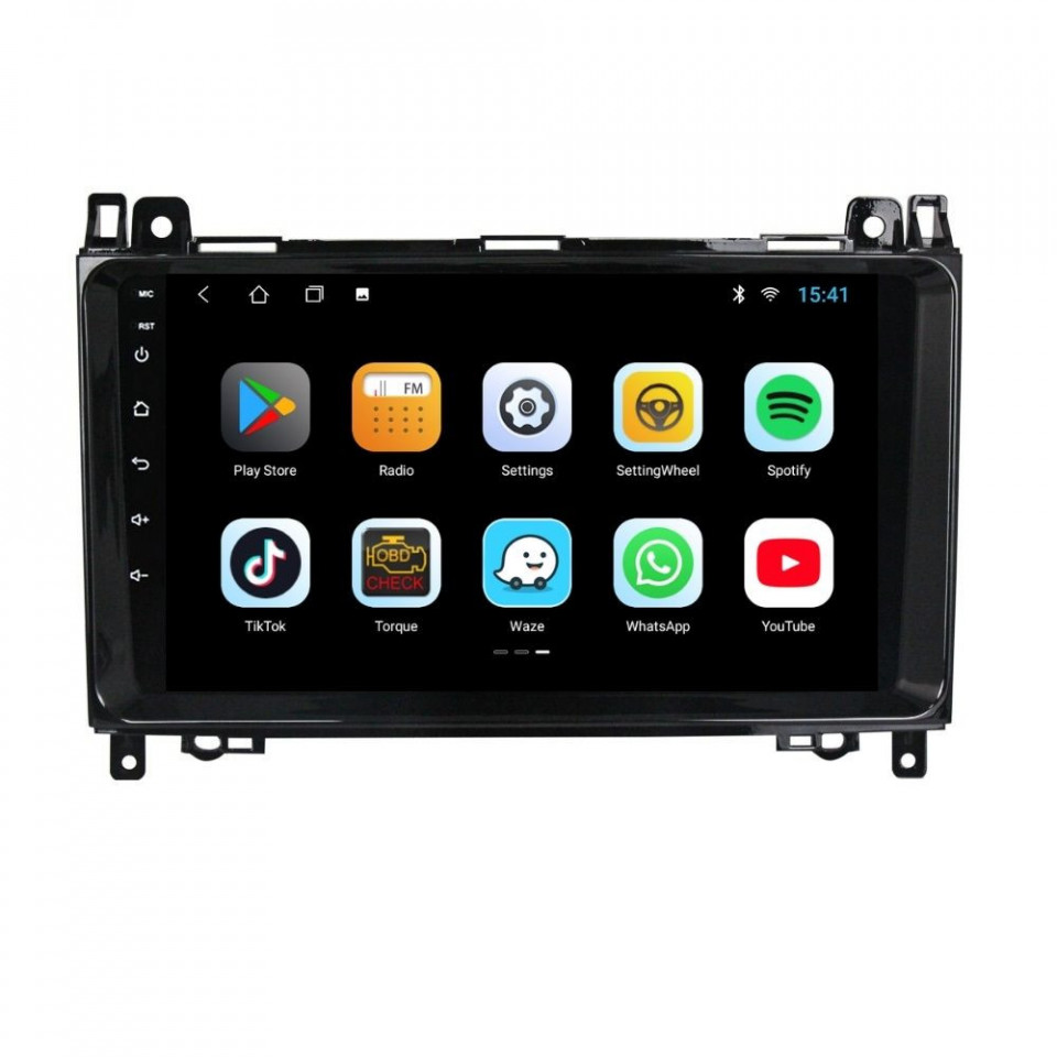 Navigatie dedicata cu Android Mercedes B-Class W245 2005 - 2011, 1GB RAM, Radio GPS Dual Zone, Display HD IPS 9" Touchscreen, Internet Wi-Fi, Bluetooth, MirrorLink, USB - imagine 3