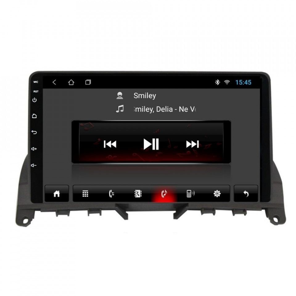 Navigatie dedicata cu Android Mercedes C-Class W204 2007 - 2011, 2GB RAM, Radio GPS Dual Zone, Display HD IPS 9" Touchscreen, Internet Wi-Fi, Bluetooth, MirrorLink, USB - imagine 4