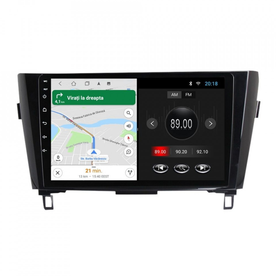 Navigatie dedicata cu Android Nissan X-Trail T32 2014 - 2021, 1GB RAM, Radio GPS Dual Zone, Display HD IPS 10" Touchscreen, Internet Wi-Fi, Bluetooth, MirrorLink, USB - imagine 6