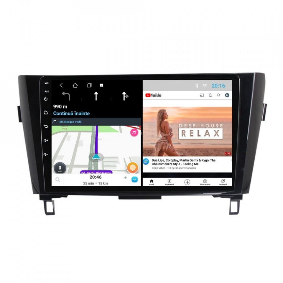 Navigatie dedicata cu Android Nissan X-Trail T32 2014 - 2021, 2GB RAM, Radio GPS Dual Zone, Display HD IPS 10" Touchscreen, Internet Wi-Fi, Bluetooth, MirrorLink, USB - imagine 7
