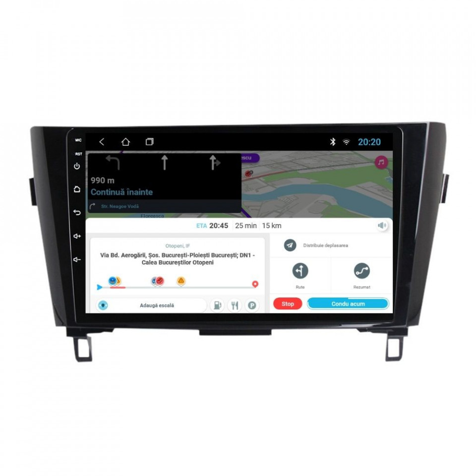 Navigatie dedicata cu Android Nissan X-Trail T32 2014 - 2021, 2GB RAM, Radio GPS Dual Zone, Display HD IPS 10" Touchscreen, Internet Wi-Fi, Bluetooth, MirrorLink, USB - imagine 8