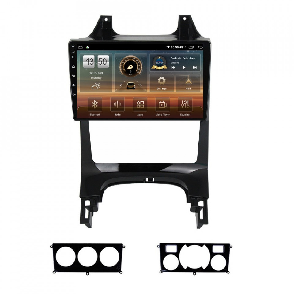 Navigatie dedicata cu Android Peugeot 3008 2009 - 2016, 4GB RAM, Radio GPS Dual Zone, Display HD QLED 9" Touchscreen, Internet Wi-Fi si slot SIM 4G, Bluetooth, MirrorLink, USB