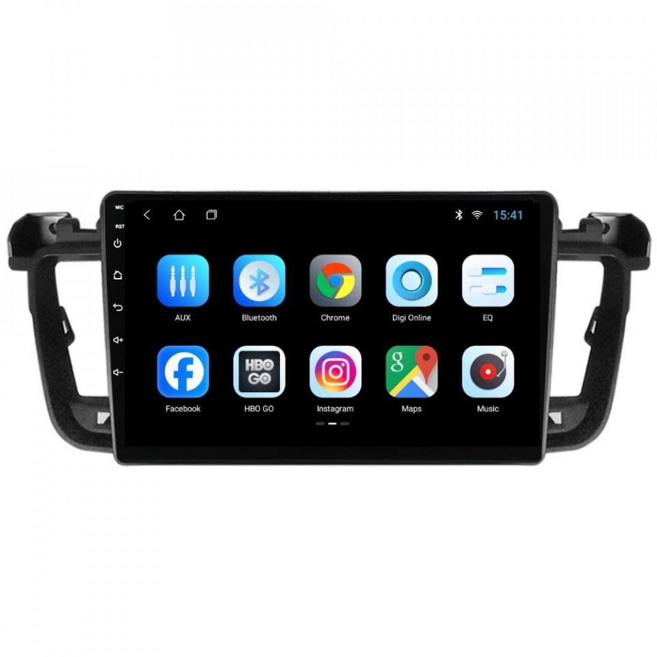 Navigatie dedicata cu Android Peugeot 508 I 2010 - 2018, 1GB RAM, Radio GPS Dual Zone, Display HD IPS 9" Touchscreen, Internet Wi-Fi, Bluetooth, MirrorLink, USB - imagine 2
