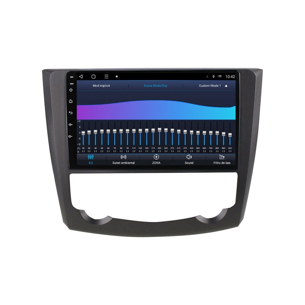 Navigatie dedicata cu Android Renault Kadjar 2015 - 2018, 3GB RAM, Radio GPS Dual Zone, Display HD QLED 9" Touchscreen, Internet Wi-Fi si slot SIM 4G, Bluetooth, MirrorLink, USB - imagine 4