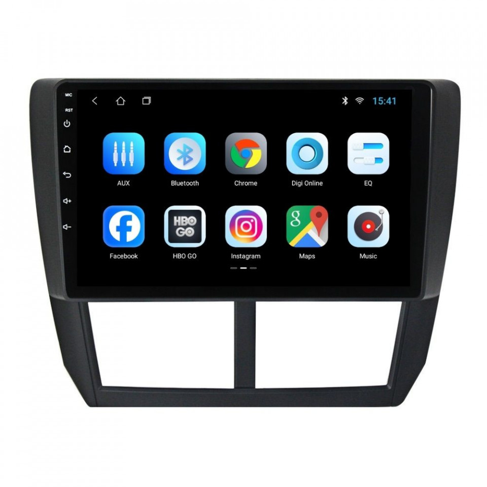 Navigatie dedicata cu Android Subaru Forester 2008 - 2013, 2GB RAM, Radio GPS Dual Zone, Display HD IPS 9" Touchscreen, Internet Wi-Fi, Bluetooth, MirrorLink, USB - imagine 2