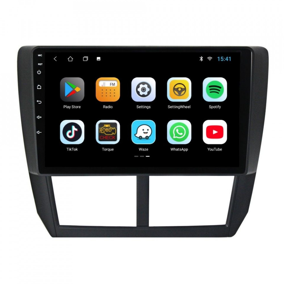Navigatie dedicata cu Android Subaru Forester 2008 - 2013, 2GB RAM, Radio GPS Dual Zone, Display HD IPS 9" Touchscreen, Internet Wi-Fi, Bluetooth, MirrorLink, USB - imagine 3
