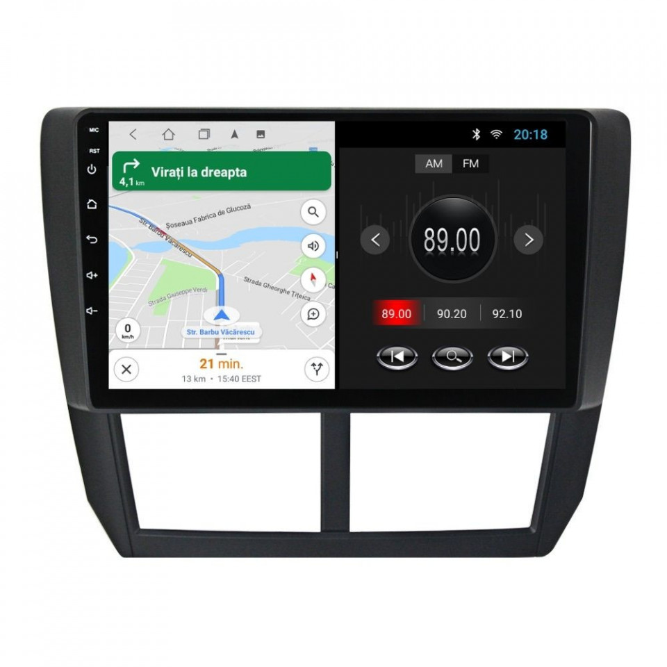 Navigatie dedicata cu Android Subaru Forester 2008 - 2013, 2GB RAM, Radio GPS Dual Zone, Display HD IPS 9" Touchscreen, Internet Wi-Fi, Bluetooth, MirrorLink, USB - imagine 6