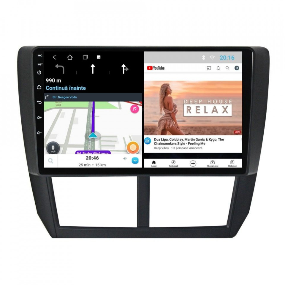 Navigatie dedicata cu Android Subaru Forester 2008 - 2013, 2GB RAM, Radio GPS Dual Zone, Display HD IPS 9" Touchscreen, Internet Wi-Fi, Bluetooth, MirrorLink, USB - imagine 7