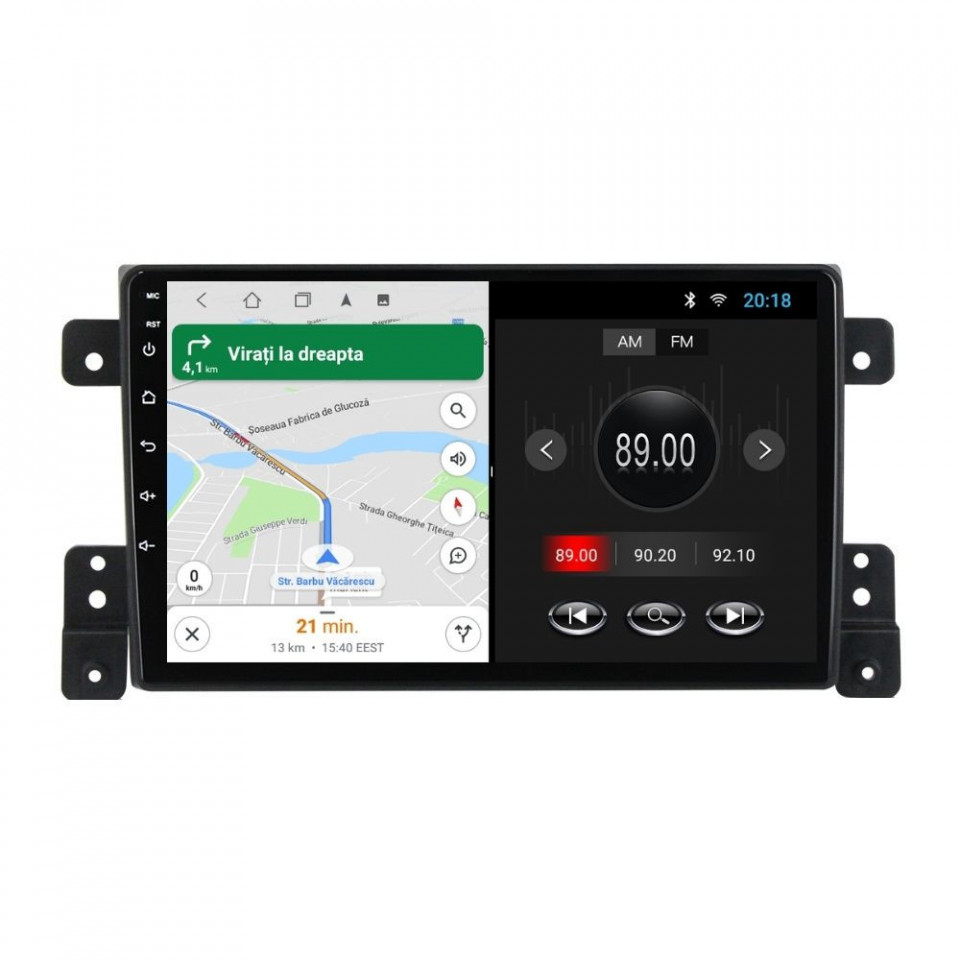 Navigatie dedicata cu Android Suzuki Grand Vitara 2005 - 2015, 2GB RAM, Radio GPS Dual Zone, Display HD IPS 9" Touchscreen, Internet Wi-Fi, Bluetooth, MirrorLink, USB - imagine 6