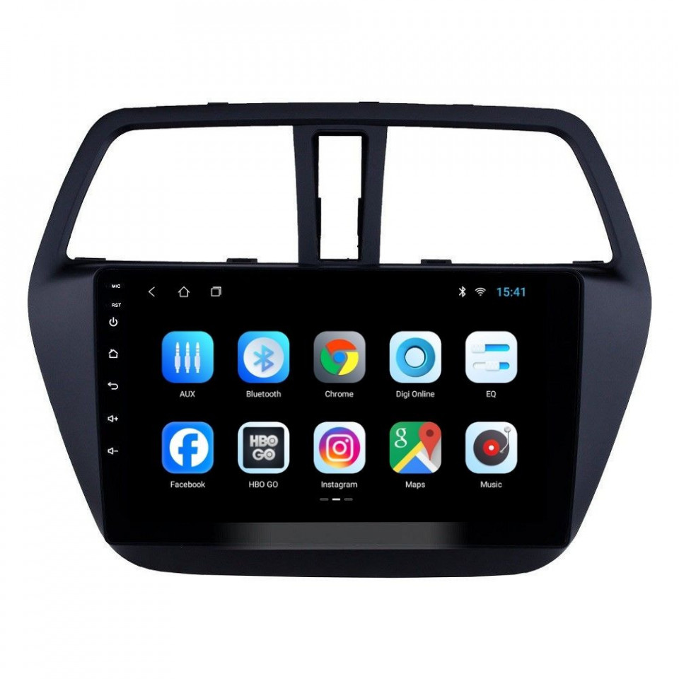 Navigatie dedicata cu Android Suzuki SX4 S-Cross dupa 2013, 1GB RAM, Radio GPS Dual Zone, Display HD IPS 9" Touchscreen, Internet Wi-Fi, Bluetooth, MirrorLink, USB - imagine 2