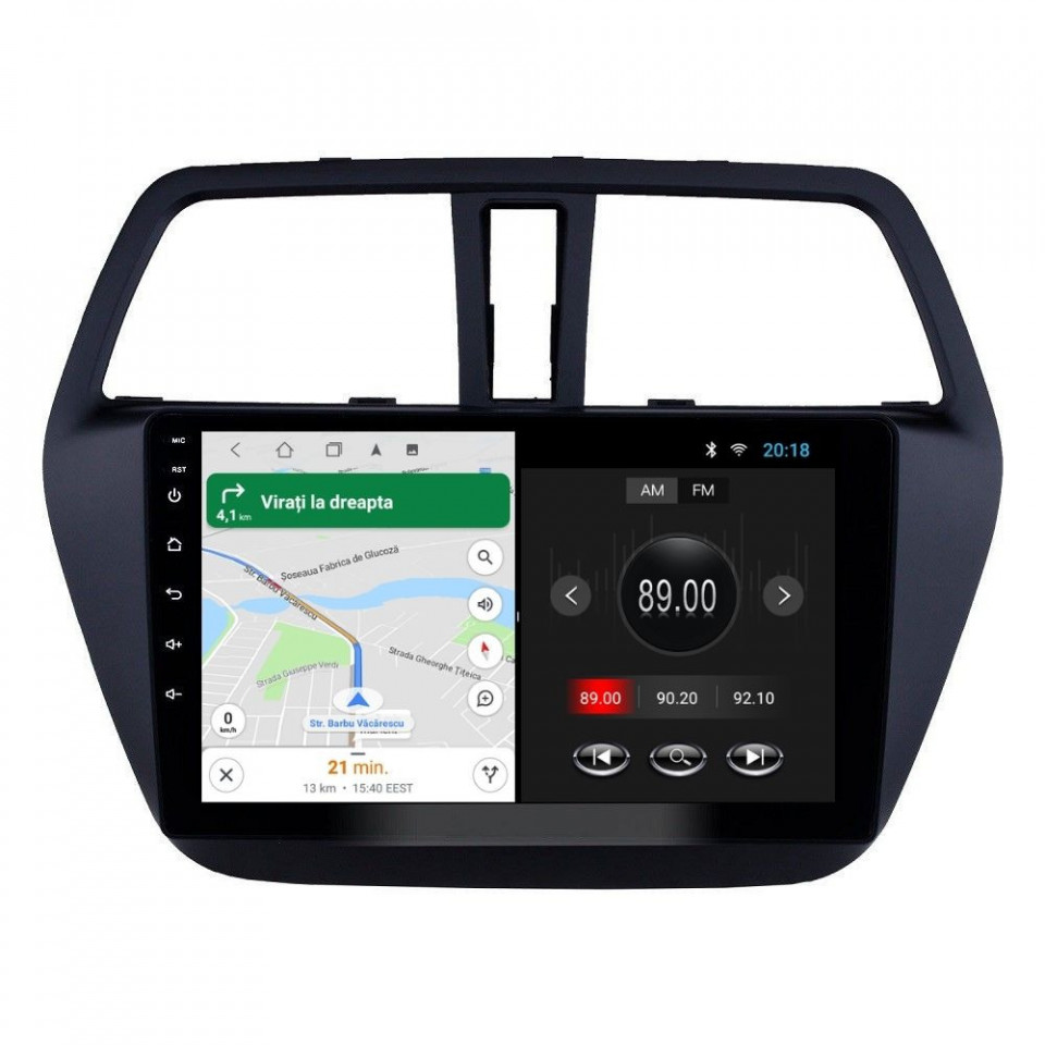 Navigatie dedicata cu Android Suzuki SX4 S-Cross dupa 2013, 1GB RAM, Radio GPS Dual Zone, Display HD IPS 9" Touchscreen, Internet Wi-Fi, Bluetooth, MirrorLink, USB - imagine 6