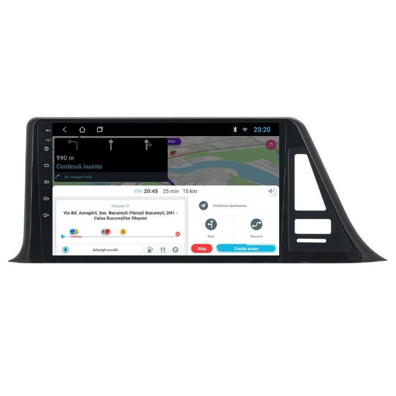 Navigatie dedicata cu Android Toyota C-HR dupa 2016, 1GB RAM, Radio GPS Dual Zone, Display HD IPS 9" Touchscreen, Internet Wi-Fi, Bluetooth, MirrorLink, USB - imagine 8