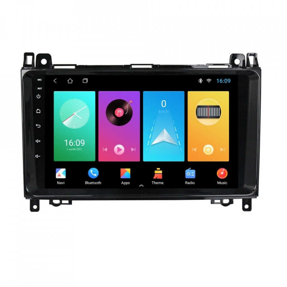 Navigatie dedicata cu Android VW Crafter 2006 - 2016, 2GB RAM, Radio GPS Dual Zone, Display HD IPS 9" Touchscreen, Internet Wi-Fi, Bluetooth, MirrorLink, USB