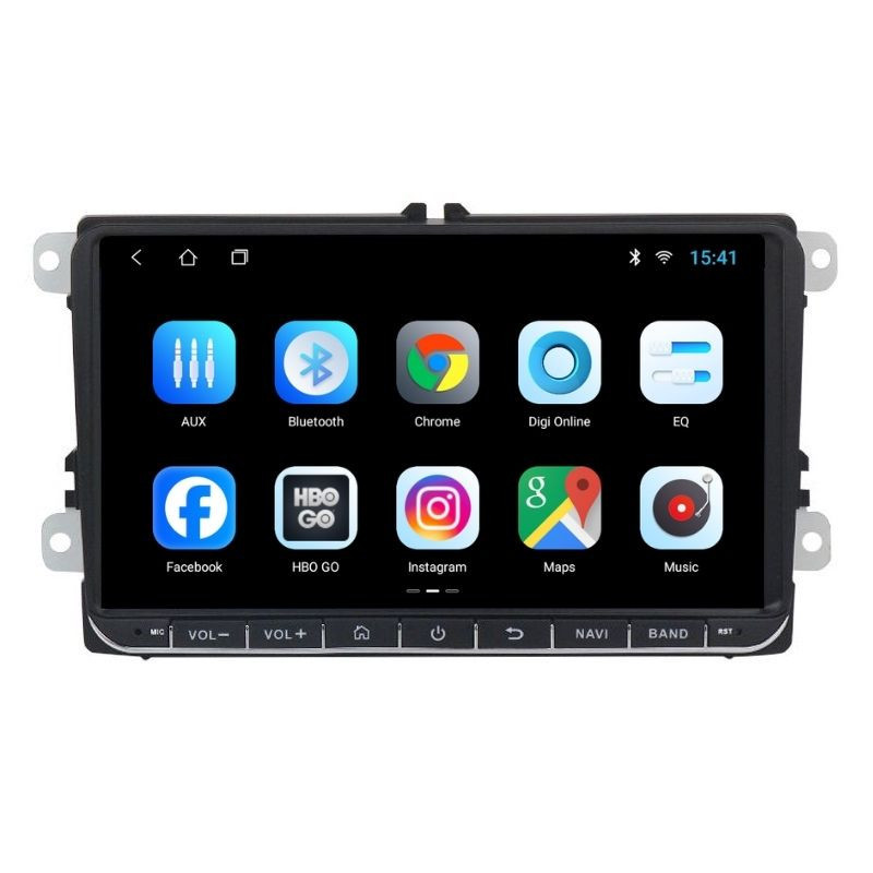 Navigatie dedicata cu Android VW Jetta III 2004 - 2011, 1GB RAM, Radio GPS Dual Zone, Display HD IPS 9" Touchscreen, Internet Wi-Fi, Bluetooth, MirrorLink, USB - imagine 2