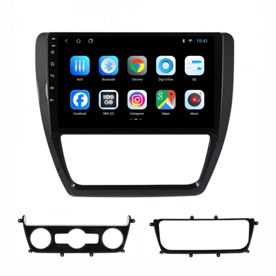 Navigatie dedicata cu Android VW Jetta IV 2011 - 2018, 2GB RAM, Radio GPS Dual Zone, Display HD IPS 10" Touchscreen, Internet Wi-Fi, Bluetooth, MirrorLink, USB - imagine 2
