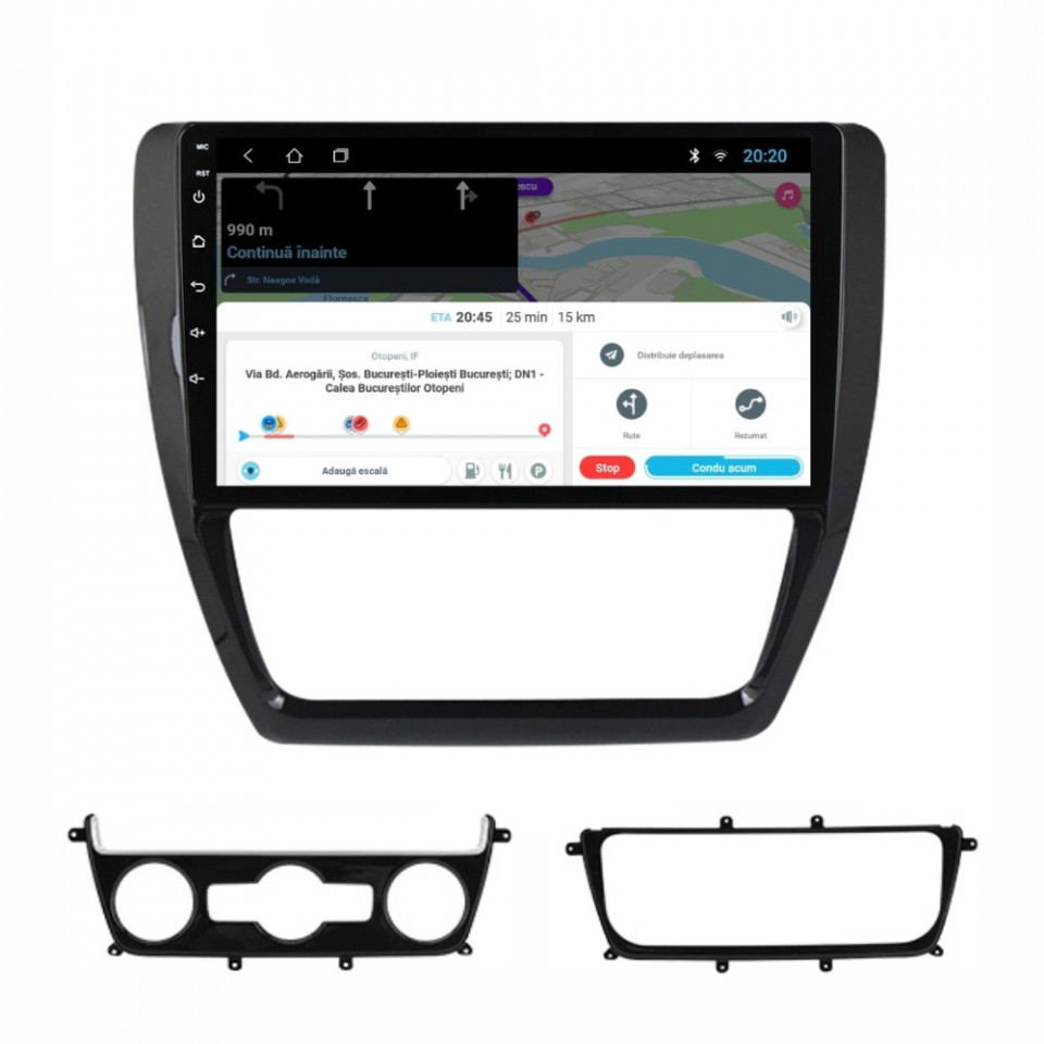 Navigatie dedicata cu Android VW Jetta IV 2011 - 2018, 2GB RAM, Radio GPS Dual Zone, Display HD IPS 10" Touchscreen, Internet Wi-Fi, Bluetooth, MirrorLink, USB - imagine 8