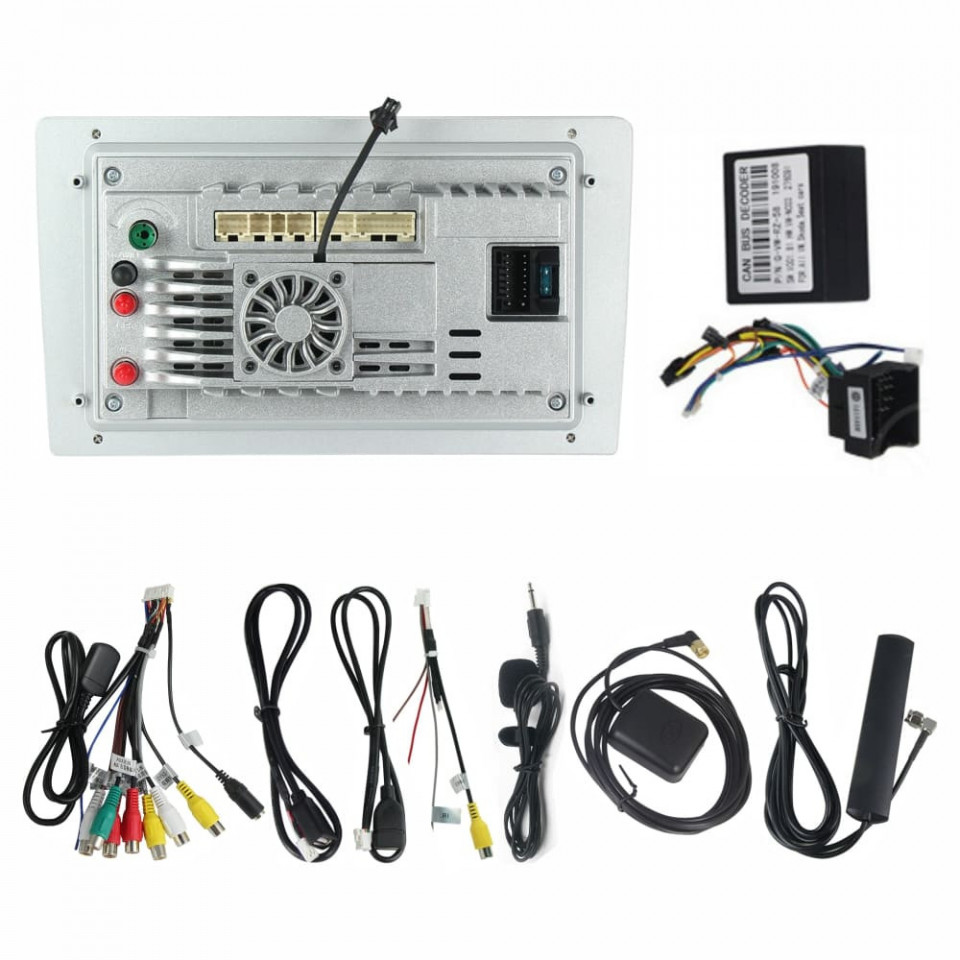 Navigatie dedicata cu Android VW Jetta IV 2011 - 2018, 4GB RAM, Radio GPS Dual Zone, Display HD QLED 10" Touchscreen, Internet Wi-Fi si slot SIM 4G, Bluetooth, MirrorLink, USB - imagine 5