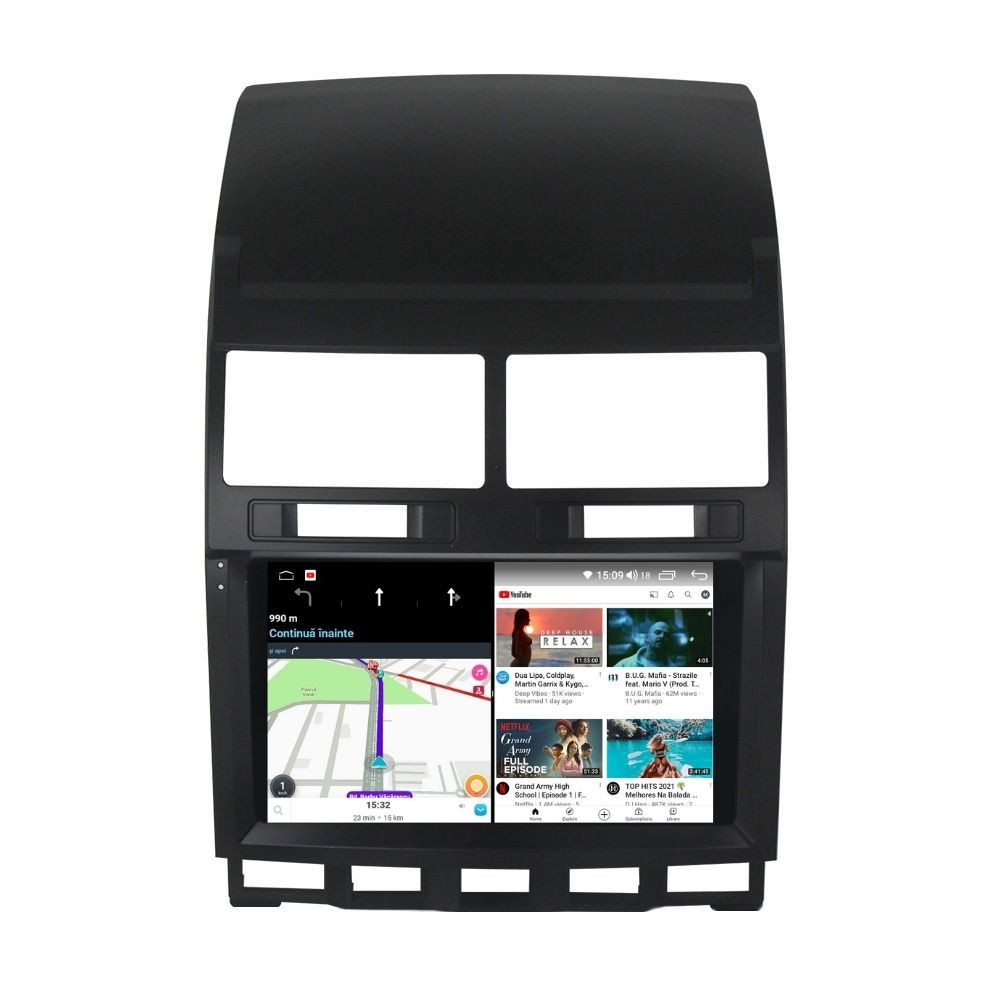 Navigatie dedicata cu Android VW Touareg 7L 2002 - 2011, 3GB RAM, Radio GPS Dual Zone, Display HD QLED 9" Touchscreen, Internet Wi-Fi si slot SIM 4G, Bluetooth, MirrorLink, USB - imagine 7
