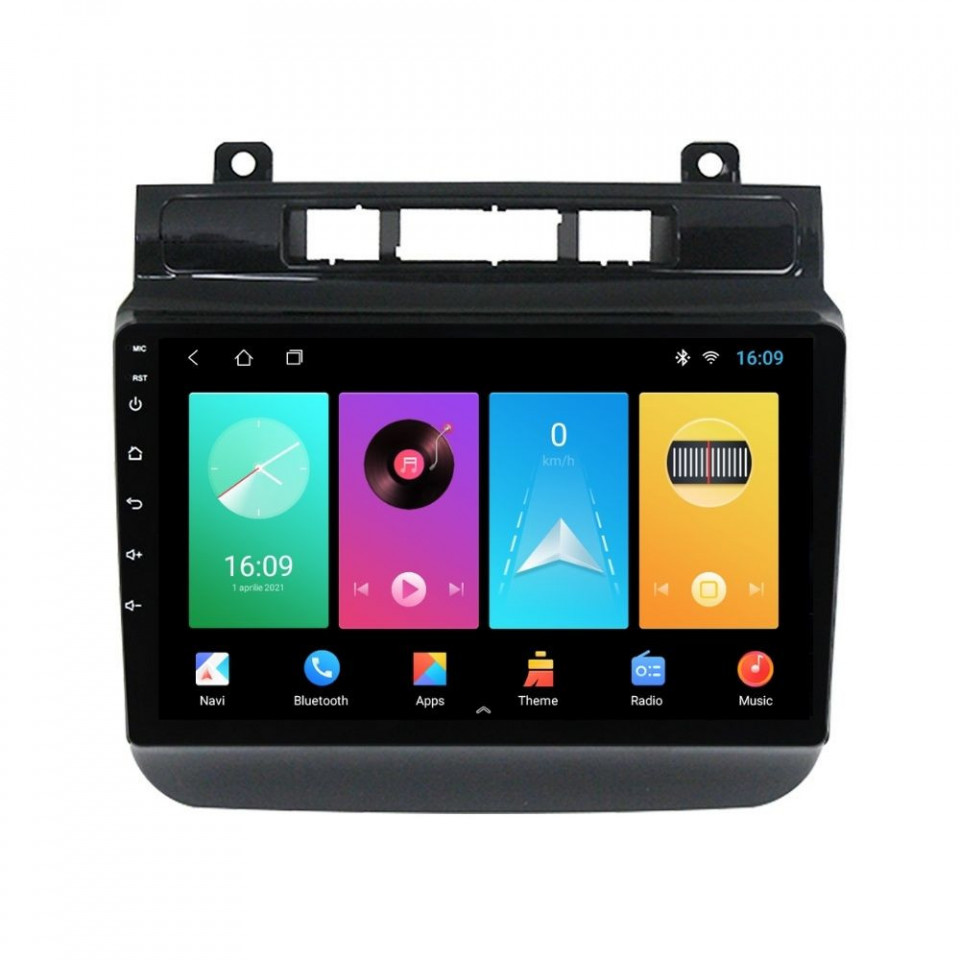 Navigatie dedicata cu Android VW Touareg 7P 2010 - 2018, 2GB RAM, Radio GPS Dual Zone, Display HD IPS 9" Touchscreen, Internet Wi-Fi, Bluetooth, MirrorLink, USB