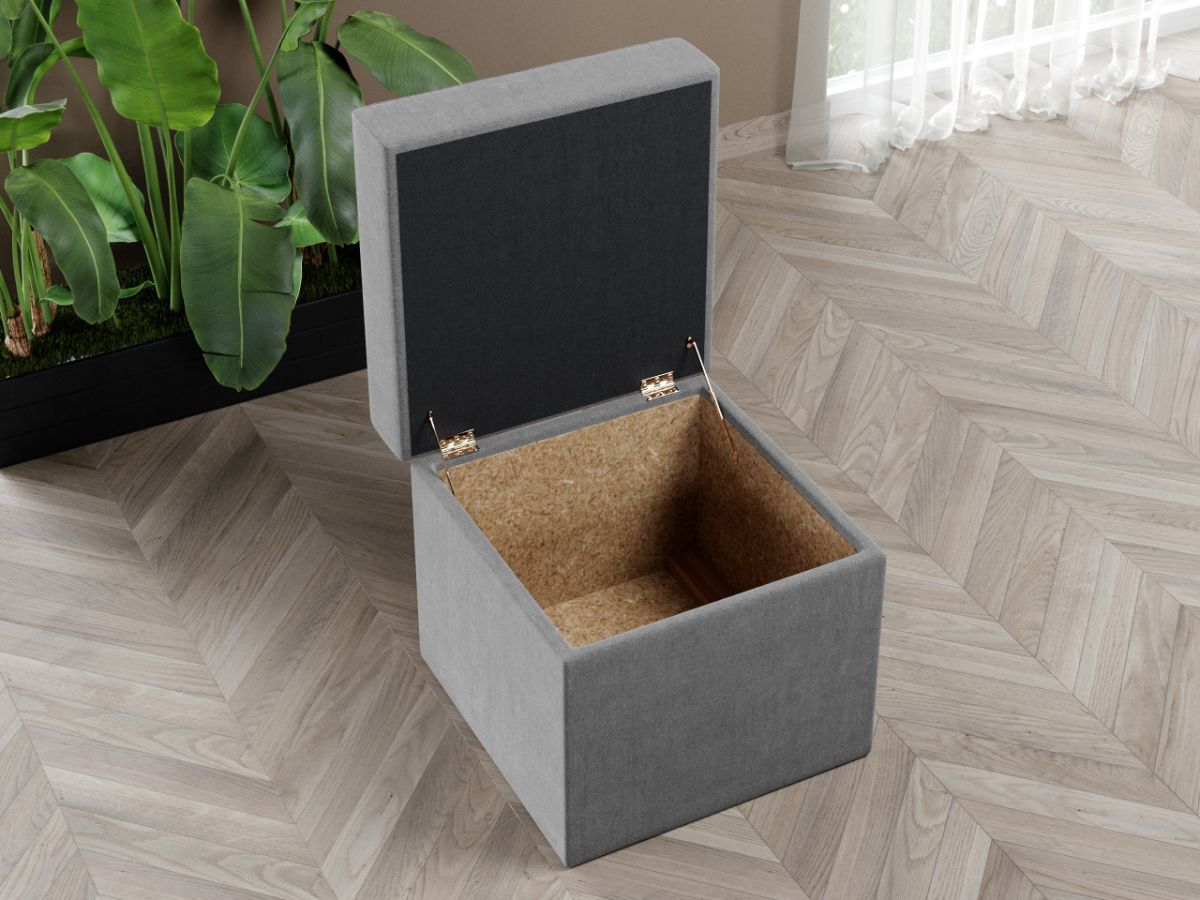 Taburet Carlos 1L Gri Deschis - imagine 5