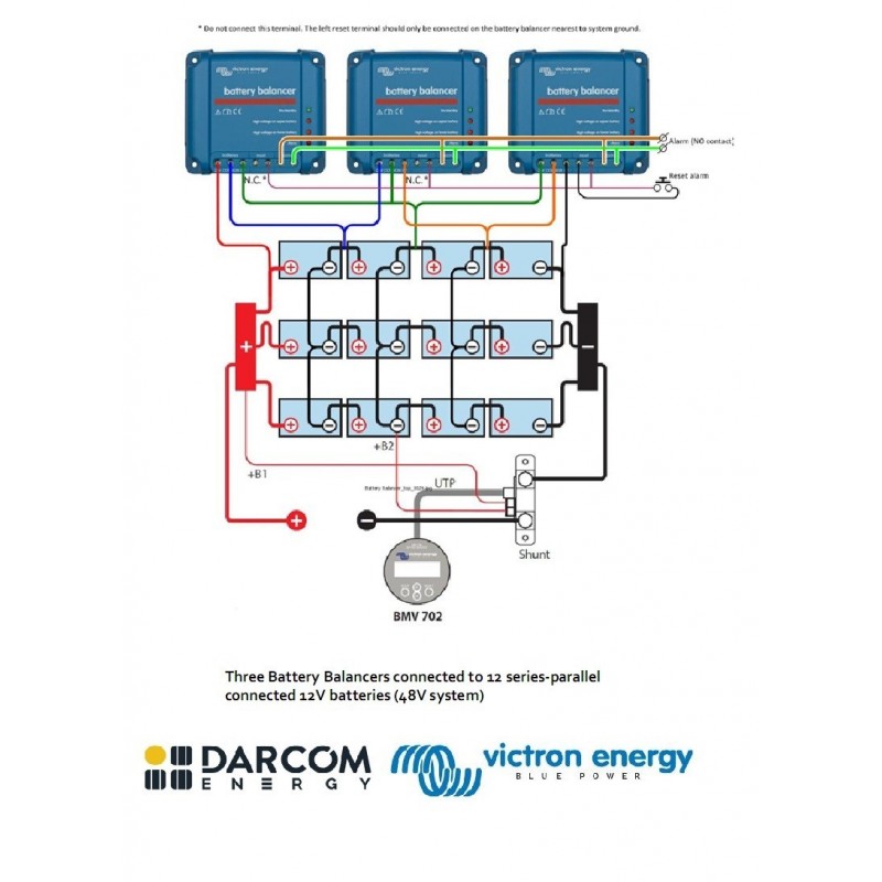 Sistem de echilibrare baterii Battery Balancer, Victron Energy, BBA000100100 - imagine 3