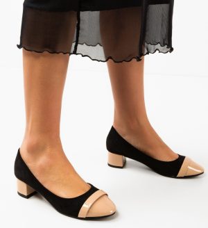 Alternative view of Pantofi Heme Negri 2