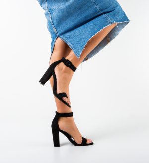 Alternative view of Sandale dama Lareta Negre 2